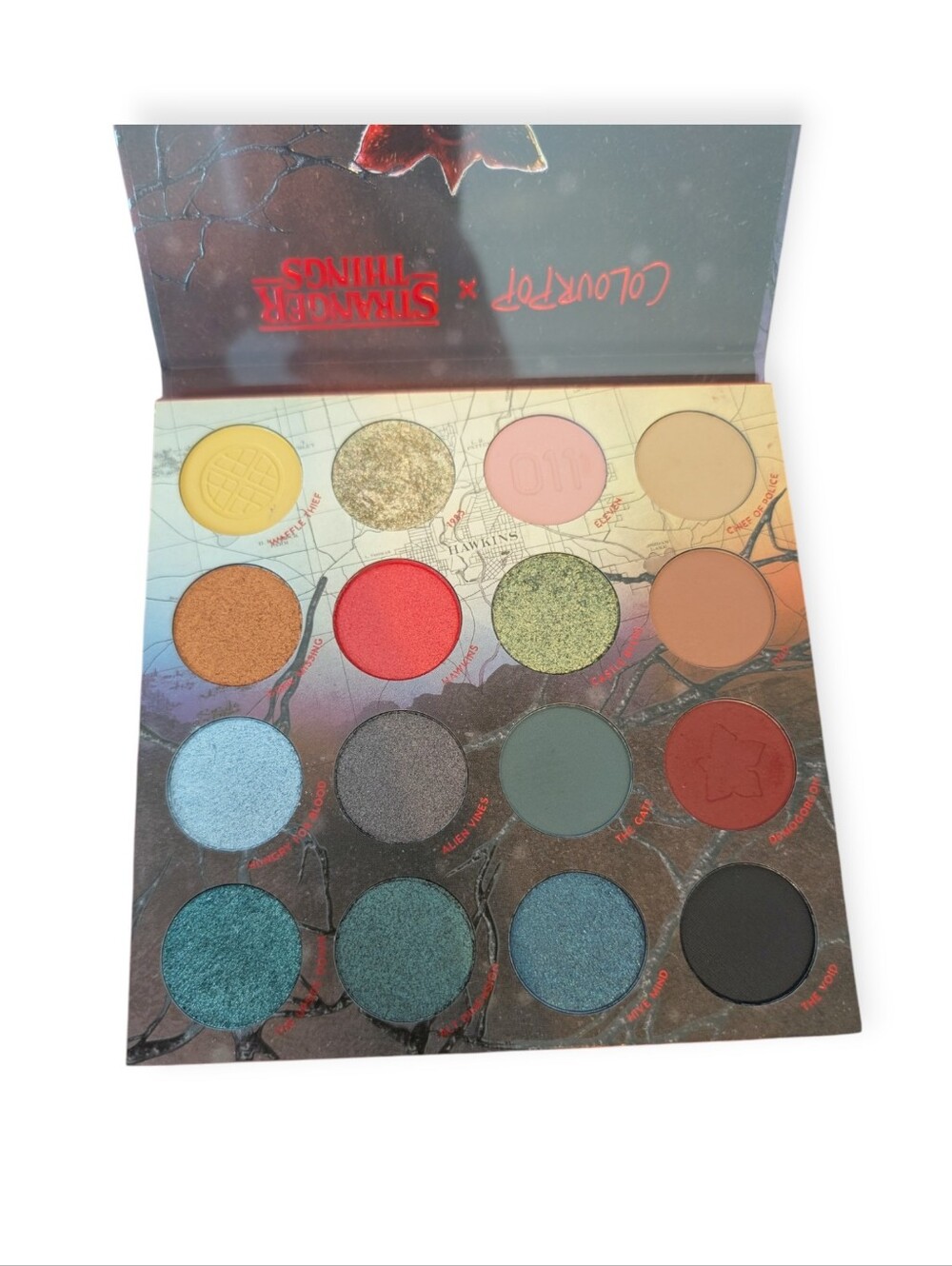 ColourPop x Stranger Things Eyeshadow Palette 16 Pan Limited Edition